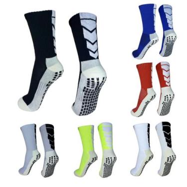 Imagem de Kit 3 Pares Meias Antiderrapante Futebol Pro Socks Esportiva - BBH, 3 