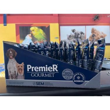 Imagem de KIT 20 Ração Úmida Premier Cachorros Adultos Gourmet Peito de Frango e