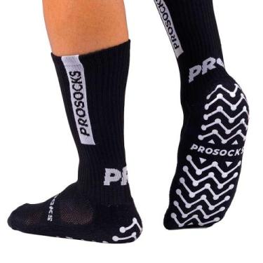 Imagem de Meia de Futebol ProSocks UltraGrip Preto, Preto, G