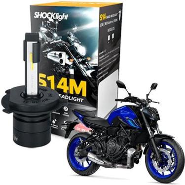 Imagem de Lâmpada Super Ultra Led Farol Moto Yamaha Mt 07 689cc 2015 - Shockligh