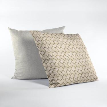 Imagem de Kit Capas de Almofadas Decorativas Lisa Estampada 45 X 45 - MUMUDECOR,