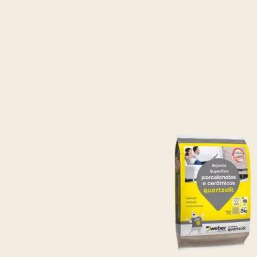Imagem de Rejunte Superfino Porcelanatos e Cerâmicos 5Kg - Quartzolit, Marfim