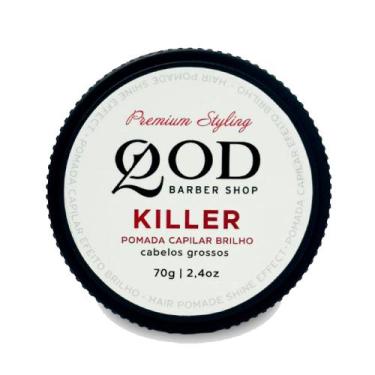 Imagem de Pomada Capilar QOD Barber Shop Killer Efeito Brilho 70g