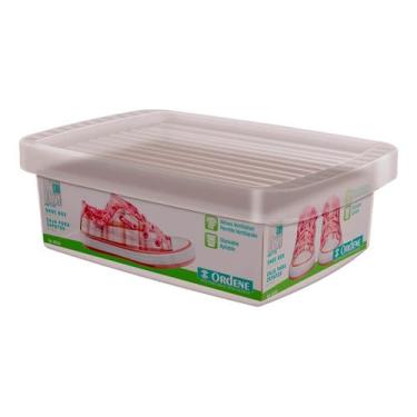 Imagem de Caixa Organizadora De Sapatos Infantil Para Closet Transparente - Orde