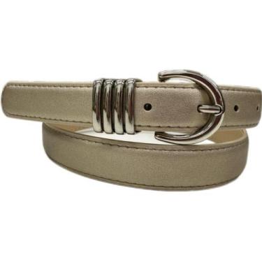 Imagem de Cinto Feminino Casual Meia Lua material sintético C-5019 - shr, Dourad