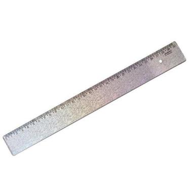 Imagem de Régua Escolar New Line 30cm Metalizadas / Glitter - Waleu, GLITTER