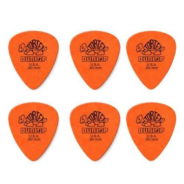 Imagem de Kit com 6 Palhetas Tortex 0,60mm Dunlop