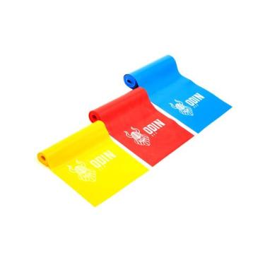 Imagem de Kit Fisioterapia Mini Bicicleta Faixa Elástica - Odin Fit