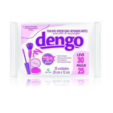 Imagem de toalhas umedecidas demaquilantes dengo