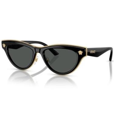 Imagem de Óculos de Sol Versace Daily Heritage Preto VE2273 GB187-52-Feminino