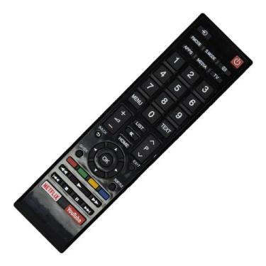 Imagem de Controle Remoto Para Tv TCL Netflix e Youtube - Lelong