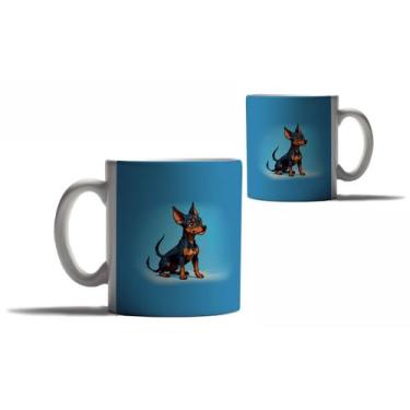 Imagem de Caneca Personalizada Presente Cachorros Raças Pinscher Amor - Enjoy Sh