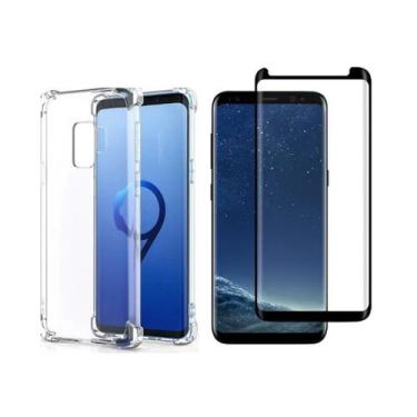 Imagem de Capinha Antichoque + Película Gel 5D Para Samsung Galaxy S9 - HRebros