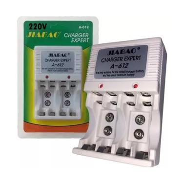 Imagem de Carregador de pilhas recarregáveis 4 Aa/aaa OU 2 bateria 9v