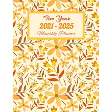 Imagem de 2021-2025 Five Year Planner: 5 Year Planner and Monthly Calendar | 60 Months Yearly Planner |Business Planners, Agenda Schedule Organizer Logbook and Journal (2021-2025 Monthly Planner)