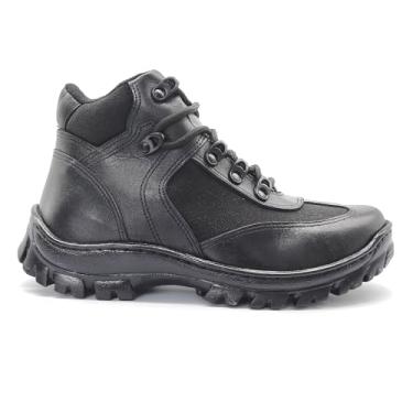 Imagem de Coturno Militar Preto Operacional De Couro Tático 503 (Preto, BR, Adulto, Numérico, 44)