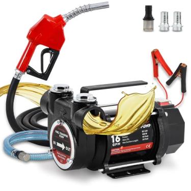 Imagem de Poafamx Bomba de Transferência de Combustível Diesel Automática de 12 V CC, 16 GPM, 600 W