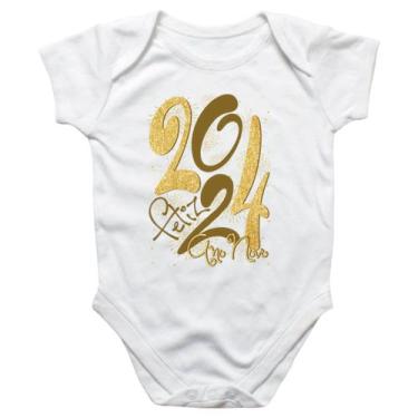 Imagem de Body intantil Ano Novo 2024 fogos - Alearts, GG