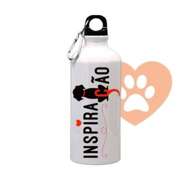 Imagem de Squeeze Inspiração Branco - 500ml - Pets Emotion