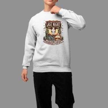 Imagem de Moletom Gola Careca Basico Masculino Moda De Country confortável Inver