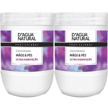 Imagem de 2 Creme Desodorante Hidratante Mãos Pés 680G D'agua natural - D'Água N