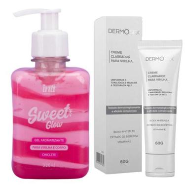 Imagem de Creme Clareador Dermosex Virilha Gel beijável Chiclete Rosa - INTT