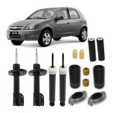 Imagem de 4 Amortecedor 4 Kit Suspensão Celta 2009 2010 2011 2012... - Millenium