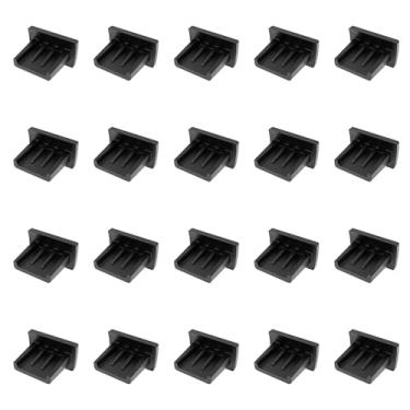 Imagem de Skweawert 20 peças de mini plugues antipoeira de porta USB, tampas de silicone tampas, protetor de porta para PC, laptop, notebook, 0,28 x 0,08 (C x L)