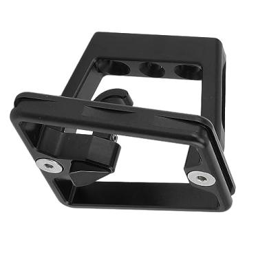 Imagem de Bloco de suporte frontal dobrável para bicicleta, suporte frontal dobrável com 3 furos, aparência bonita, alta resistência para ciclismo ao ar livre (preto)