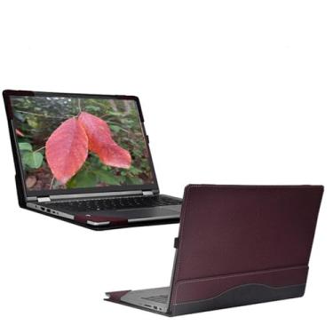 Imagem de XJchen Capa para laptop compatível com HP Probook 430 440 445 445R ZBook 14u EliteBook 745 840 1030 G2 G3 G4 G5 G6 G7 14 polegadas capa protetora para notebook (vinho vermelho)