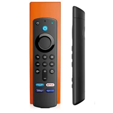 Imagem de Controle Remoto Compatível com Stick Fire Tv- com Comando de Voz e teclas de atalho Substitui modelo ORIGINAL com mesmas funções - Controle Fire TV Stick Lite, Fire TV Stick e Fire TV Stick 4K