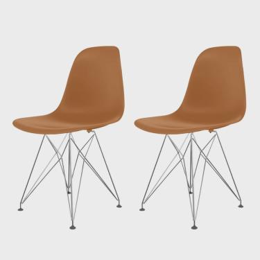 Imagem de Conjunto com 2 Cadeiras para Sala de Jantar Eames Pp Eiffel