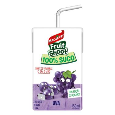 Imagem de Suco misto de maçã E uva sem adição de açúcar maguary fruit shoot caixa 150ML
