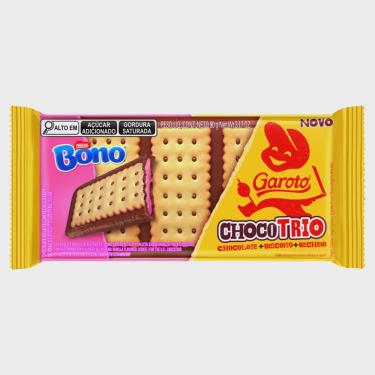 Imagem de Biscoito chocotrio garoto bono morango 90G