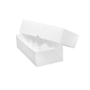 Imagem de 200 Caixas Para 8 Brigadeiro Visor Bombom Brigadeiro Trufas - Gráfica 