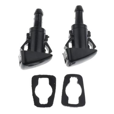Imagem de 2 peças de bico de lavador de para-brisa de carro - adequado para Chrysler 300C, Sebring, adequado para Jeep Compass e muito mais - acessórios automotivos
