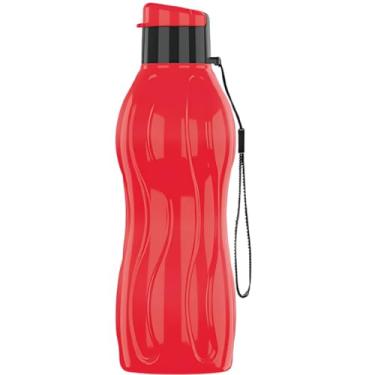Imagem de Garrafinha De água Treino Squeeze Neon Academia Escola Atacado 600 Ml Resistente (Laranja Neon)