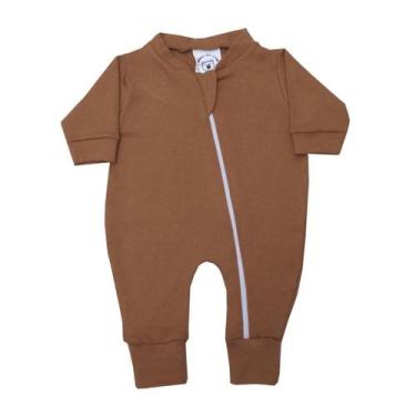Imagem de Macacão Menino Menina Prematuro Recém Nascido com Zíper, Manga Longa, 