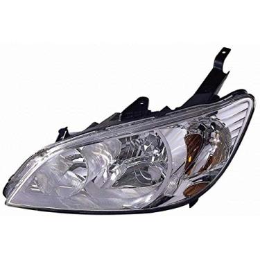 Imagem de TYC Conjunto de farol esquerdo compatível com Honda Civic 2004-2005