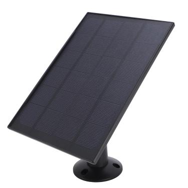 Imagem de Carregador Painel Solar 8W IP66 À Prova de Água 360 Graus Painel de Carregamento Solar para Câmera de Segurança Campainha USB para Tipo C, Cabo de 3 Metros, Continuamente Fonte