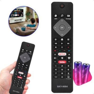 Imagem de Controle Remoto Compatível Com Smart Tv Philips Netflix Youtube LE-772