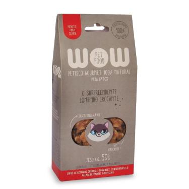 Imagem de Petisco Natural Wow Pet Food De Lombinho Para Gatos 50G