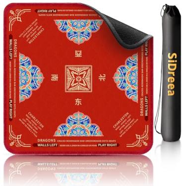 Imagem de Mahjong Mat, 32.4×32.4 Inch Noise Reduction Anti-Slip Mahjong Mat for Table, Mahjong Table Mat for Poker, Card, Board Games Table Mat, Tile Games, Dominoes