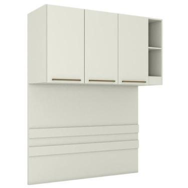 Imagem de Ponte Casal Modulado 3 Portas 185x145 cm Seletto Areia Henn, Areia