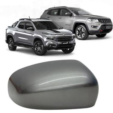 Imagem de Capa Retrovisor Fiat Toro 2016 A 2025 Jeep Compass 2017 A 2025 Lado Di