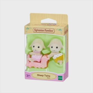 Imagem de Sylvanian Families - Gemeos Ovelhas com Trenzinho - 5621 - epoch magia