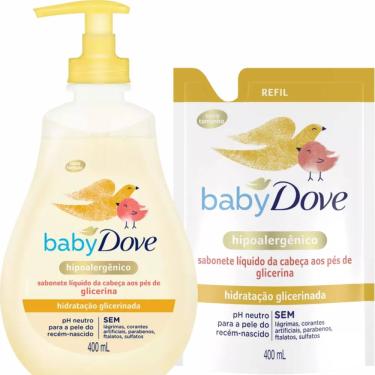 Imagem de Sabonete Líquido Dove Hidratação Glicerinada Hipoalergênico + Refil