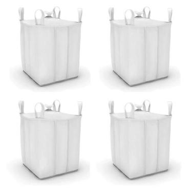 Imagem de 4 Saco Big Bag Com Fechamento C2 90X90X120 - Shoplonas