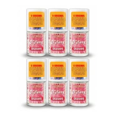 Imagem de 6 Bases Nylong Fortificador Unhas Fracas E Descascadas - Top beauty