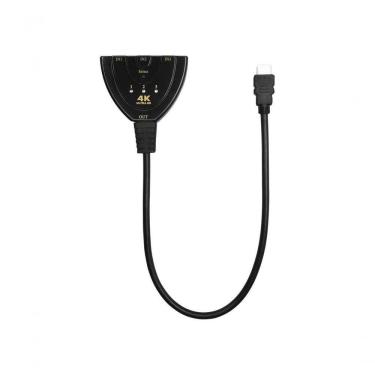 Imagem de Chave Seletora Hub Hdmi Evus C-079 3 Entradas X 1 Saida